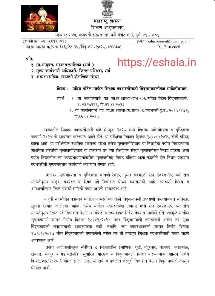 Shikshak Bharti Second Phase Update