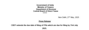 ITR Filing Date