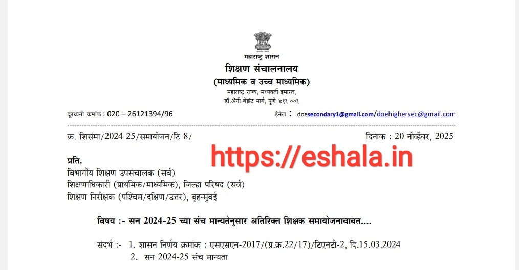 Shikshak Samayojan GR