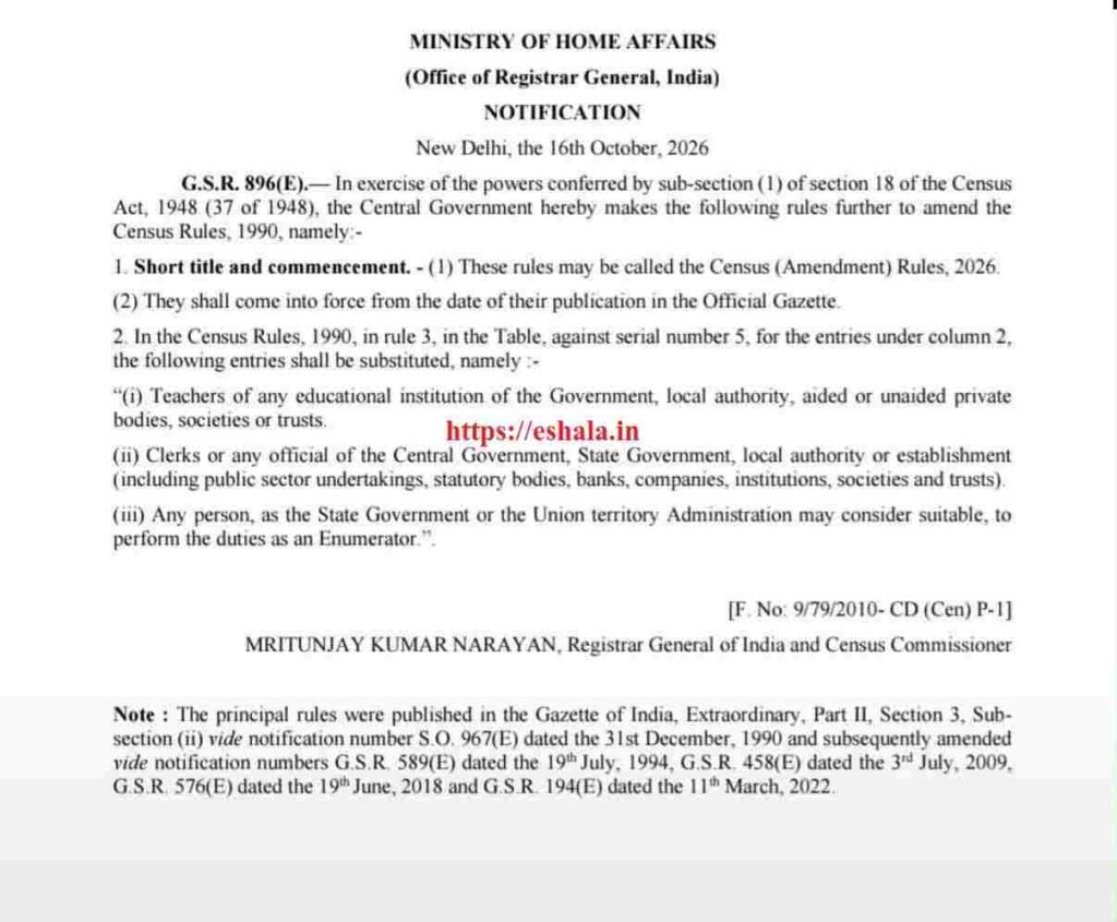 Census Of India 2027
