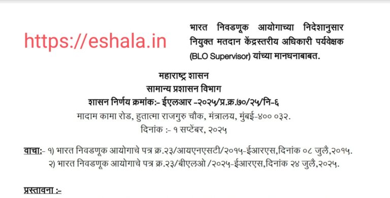 Increase In Remuneration Of BLO Supervisors