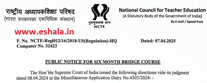 Teachers Required To Complete Six Month Bridge Course