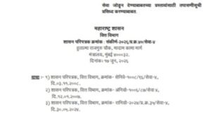 सेवा जोडून देण्याबाबतच्या प्रस्तावांसाठी तपासणीसूची प्रसिध्द करण्याबाबत Seva Jodni Prastav Tapasanisuchi