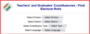 Search Name Voter List